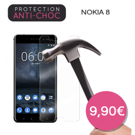 Protection en verre trempé pour Nokia 8