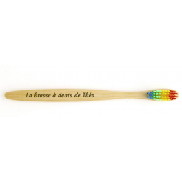 Brosse à dents en bois personnalisée à graver 