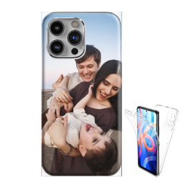 Coque 360° double face iPhone 15 Plus personnalisée 