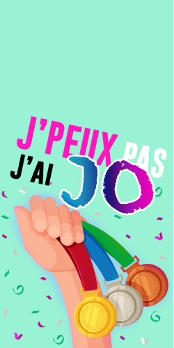 Coque J'peux pas j'ai JO