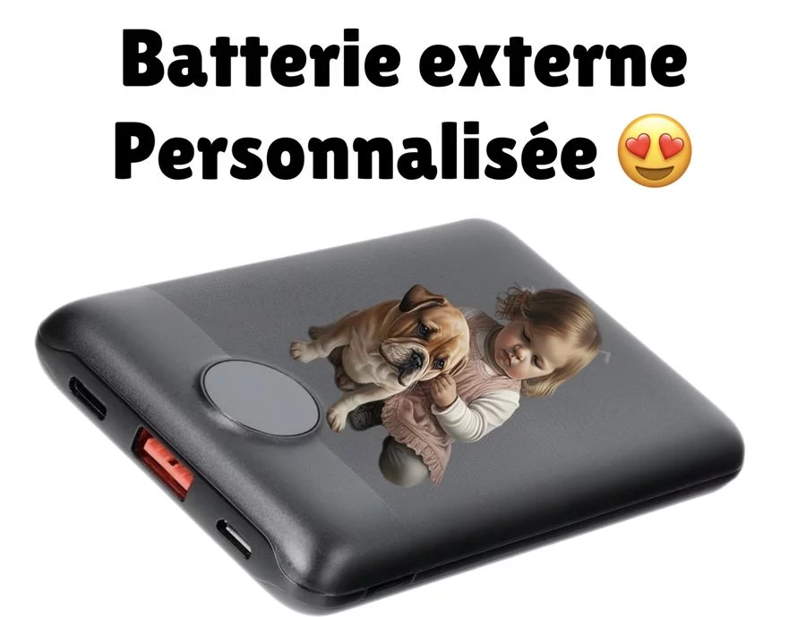 Batterie Powerbank personnalisée