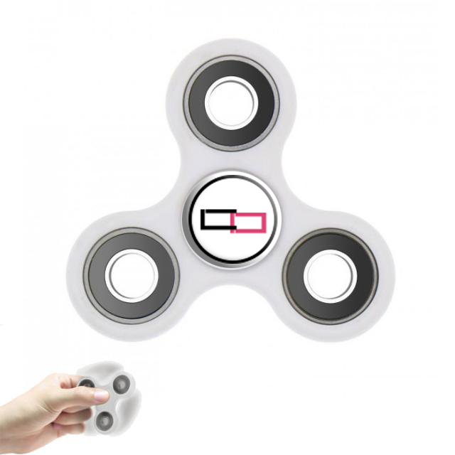 Hand Spinner Personnalise Anti Stress Blanc